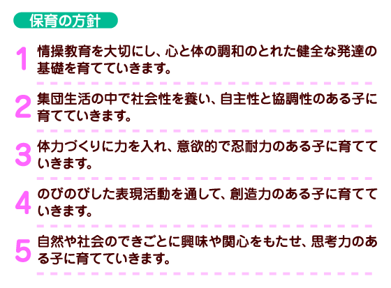 保育の方針