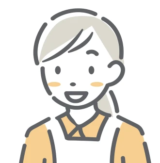 女性職員のイラスト
