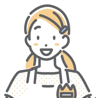 女性職員のイラスト