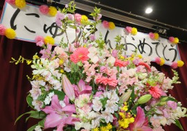 しのはら幼稚園の入園式のお花